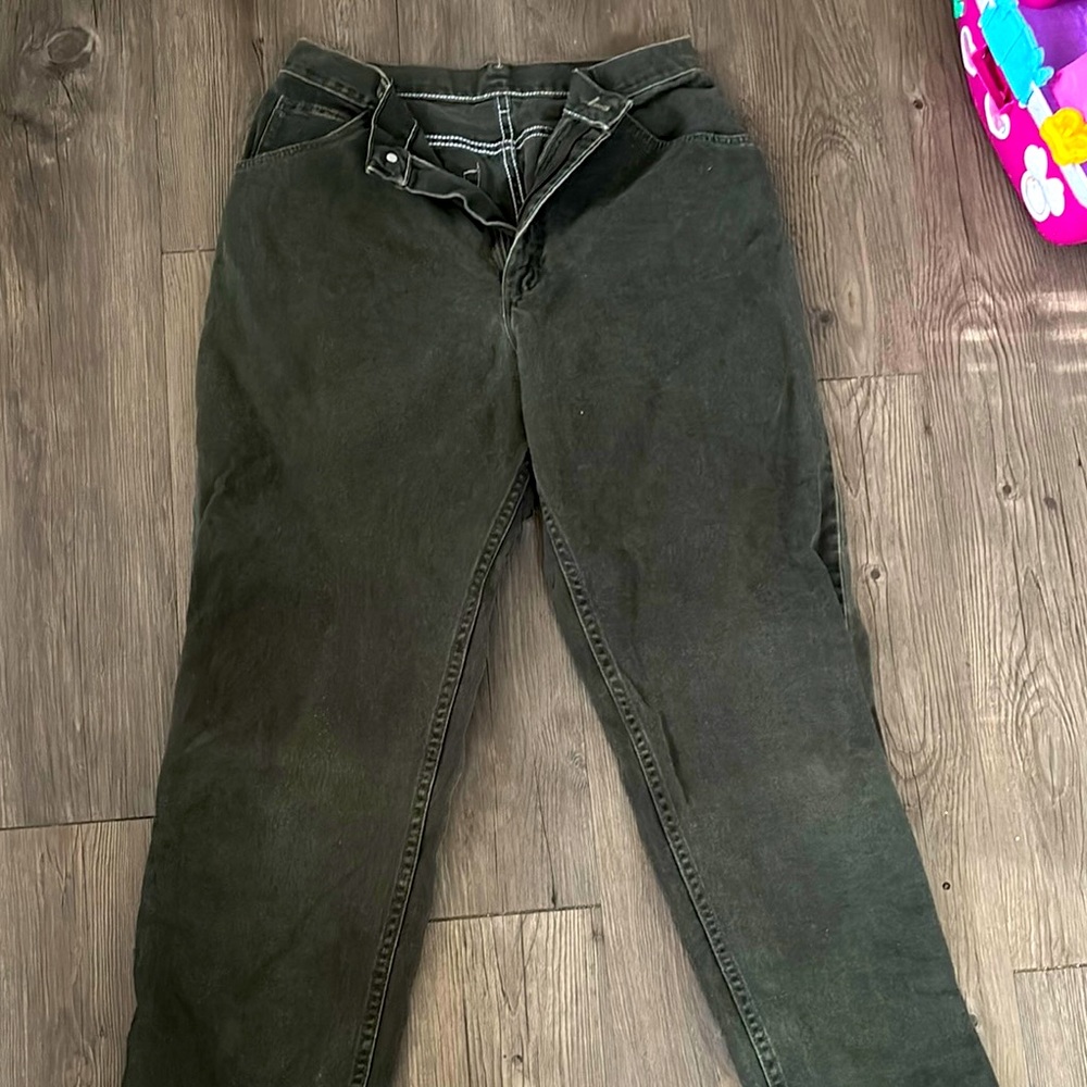 Dark Green Corduroy Pants Wanglere